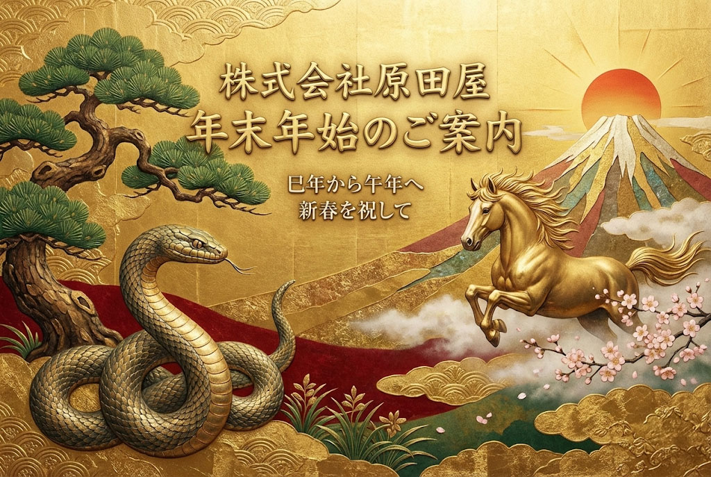 年末年始の営業について