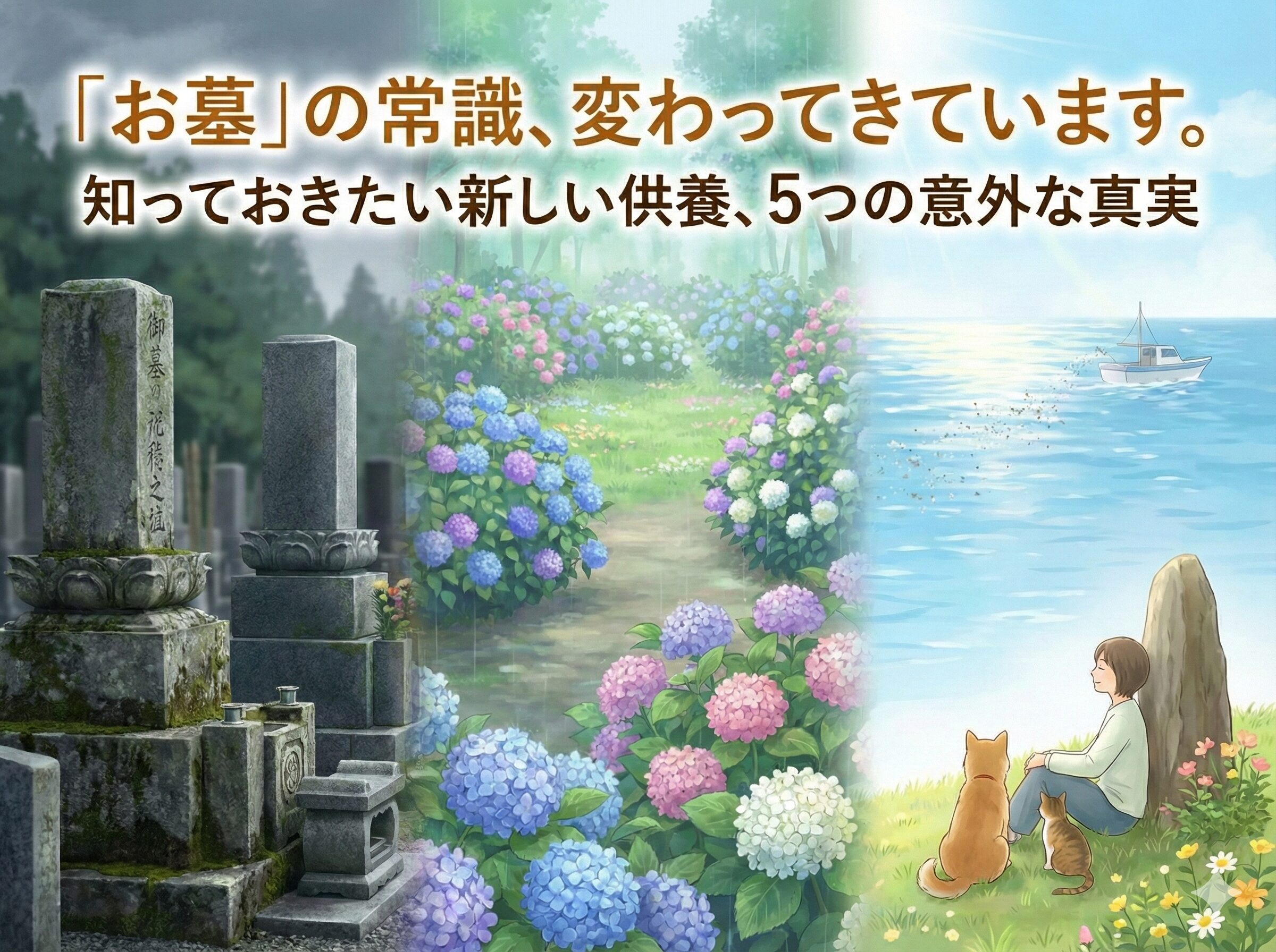 「お墓」の常識、変わってきています。