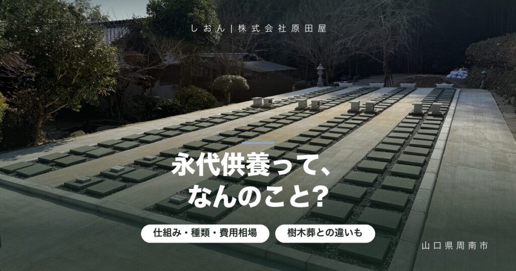 永代供養とは?費用・種類・樹木葬との違いをやさしく解説